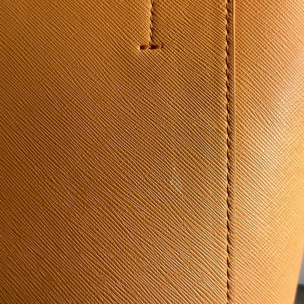 Tan Leather Crossbody with Decorative Scarf